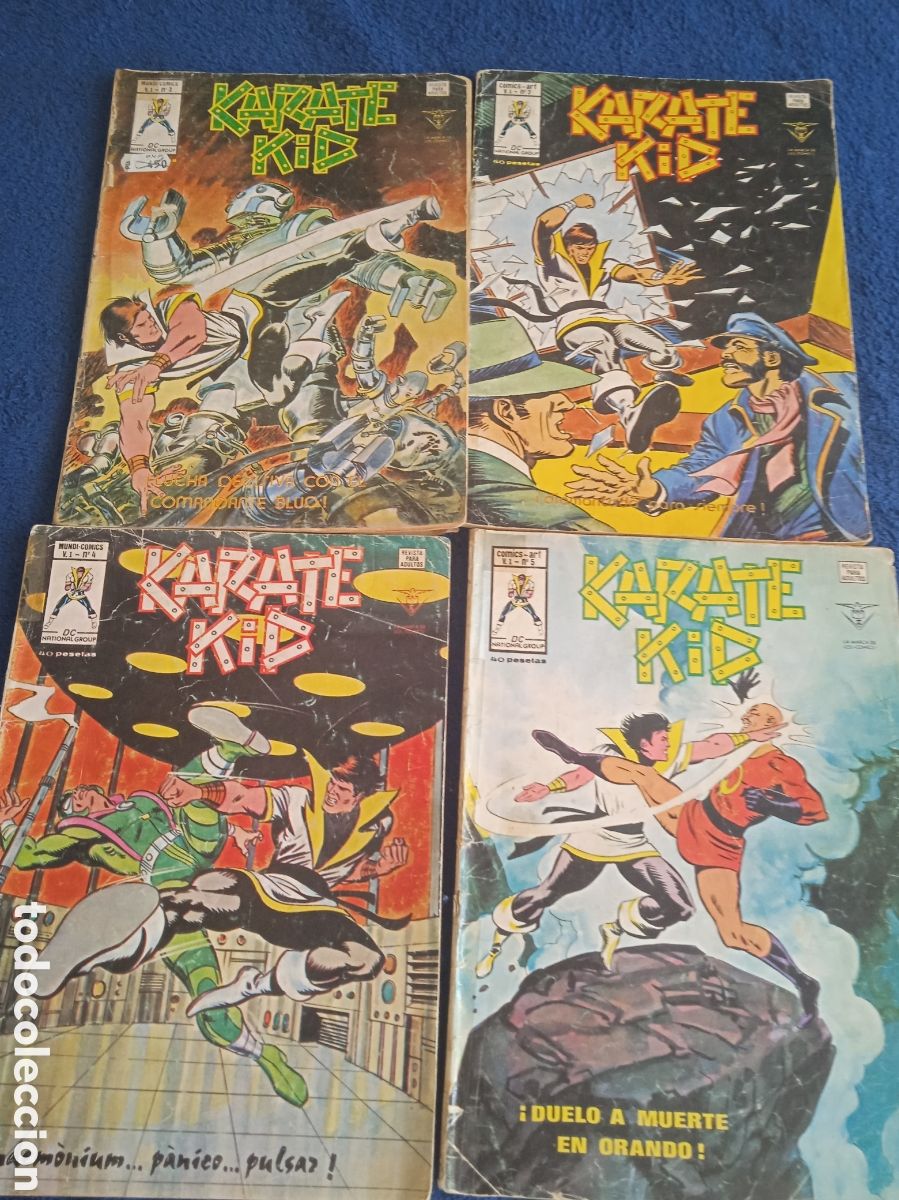 C&oacute;mics: KARATE KID VOL. I -LOTE DE 4 EJEMPLARES -ED. ( VERTICE ) - Foto 1