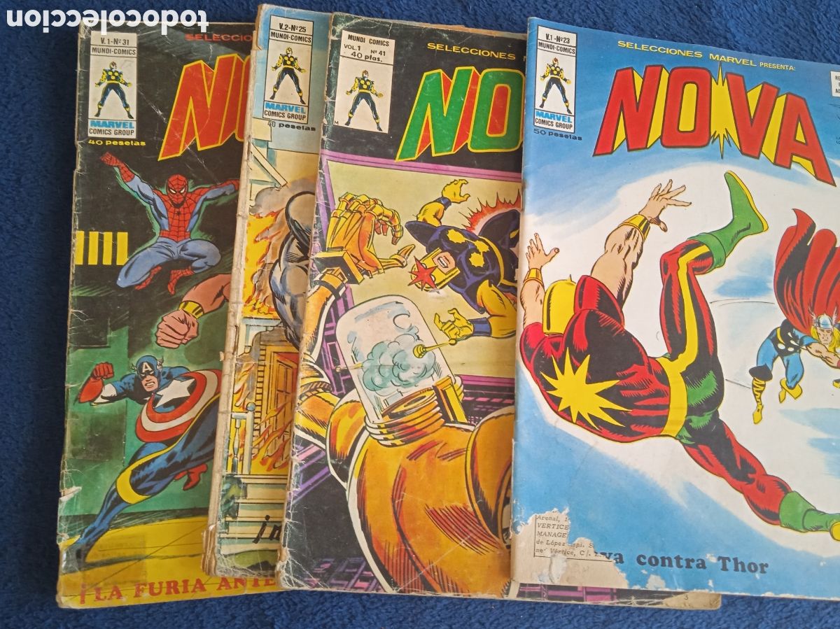 C&oacute;mics: SELECCIONES MARVEL -NOVA - LOTE 7 EJEMPLARES ( ediciones Vertice ) - Foto 2