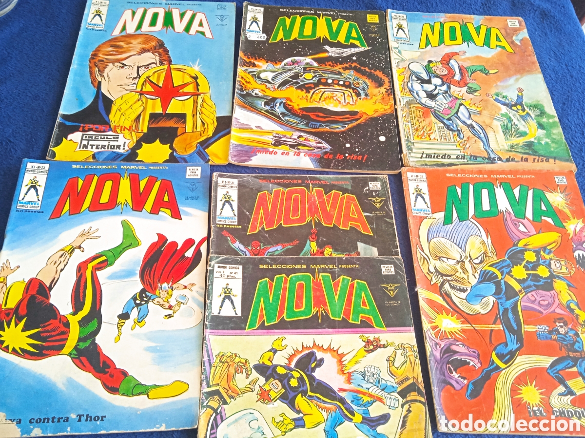 C&oacute;mics: SELECCIONES MARVEL -NOVA - LOTE 7 EJEMPLARES ( ediciones Vertice ) - Foto 1