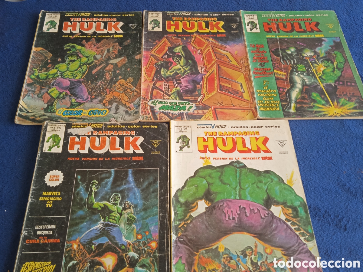C&oacute;mics: THE RAMPAGING HULK VOL 1 -LOTE DE 5 EJEMPLARES ( VERTICE ) - Foto 1