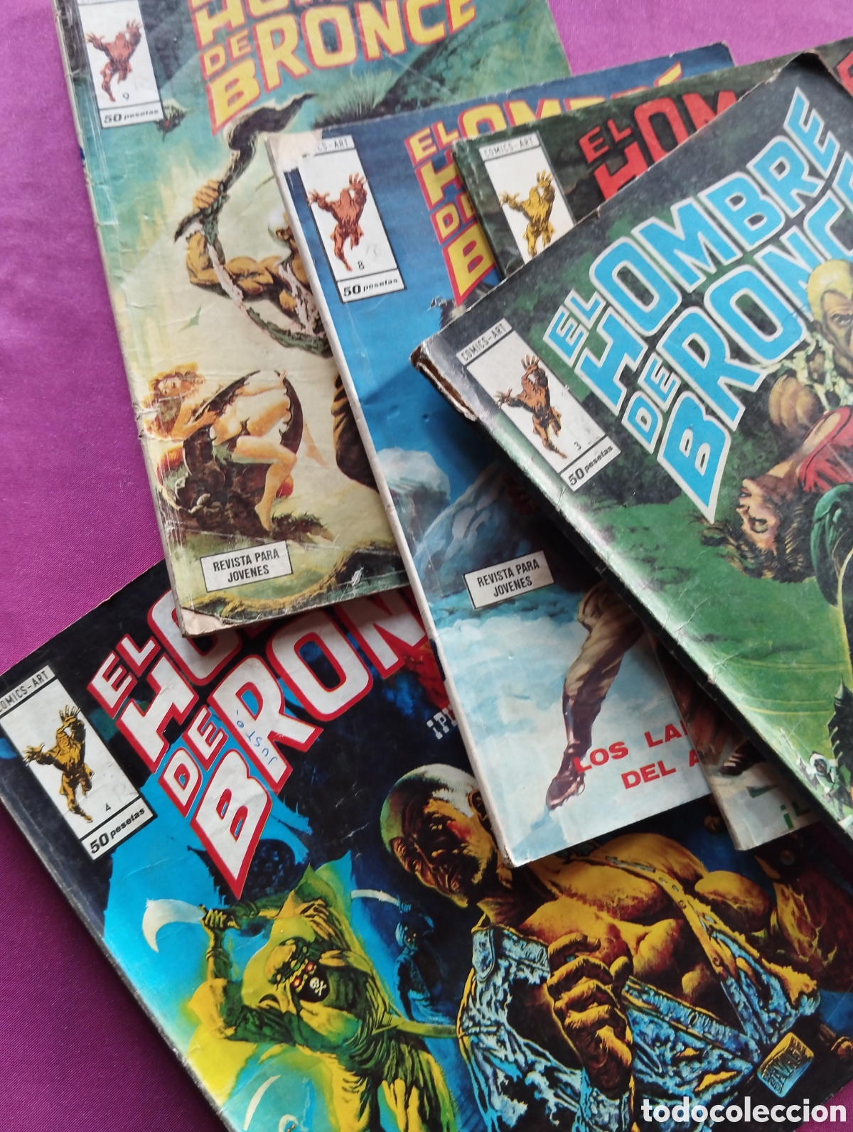C&oacute;mics: EL HOMBRE DE BRONCE 3 4 7 8 9 COMICS VERTICE L3 5 C33 - Foto 3