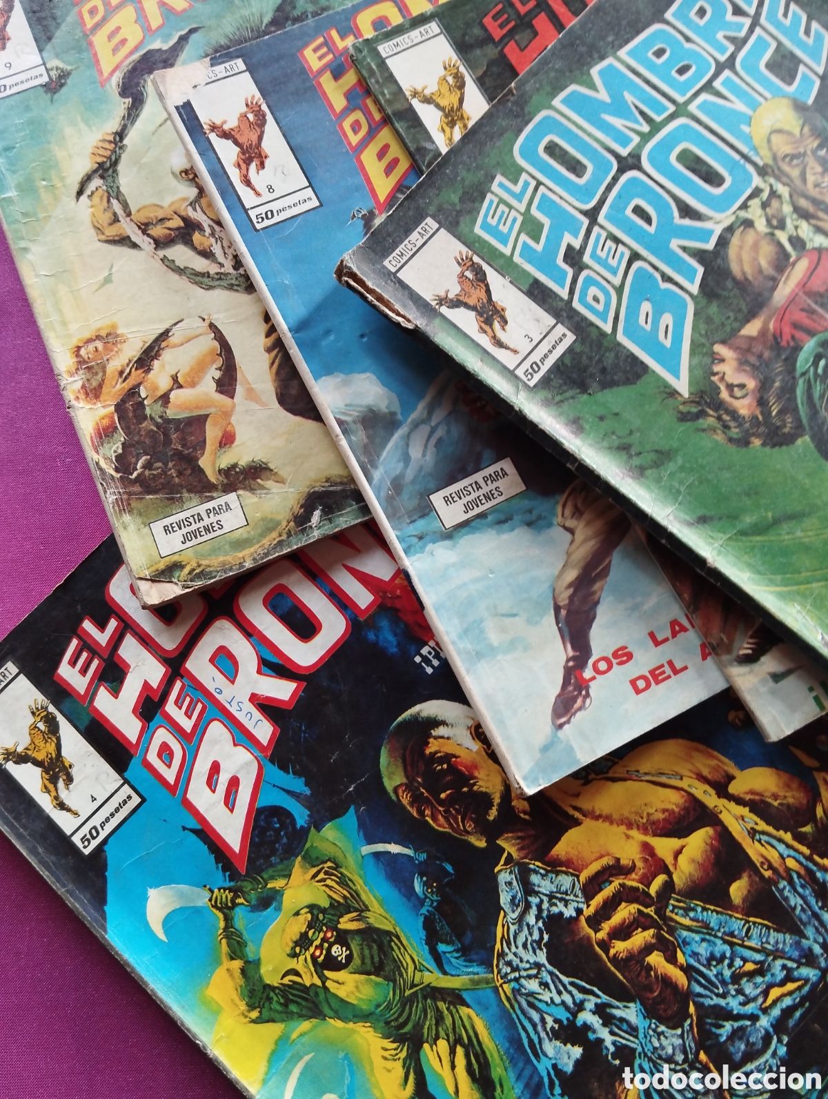 C&oacute;mics: EL HOMBRE DE BRONCE 3 4 7 8 9 COMICS VERTICE L3 5 C33 - Foto 6