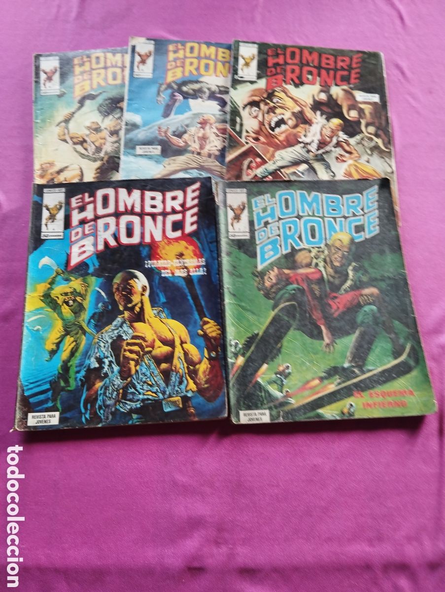 C&oacute;mics: EL HOMBRE DE BRONCE 3 4 7 8 9 COMICS VERTICE L3 5 C33 - Foto 4