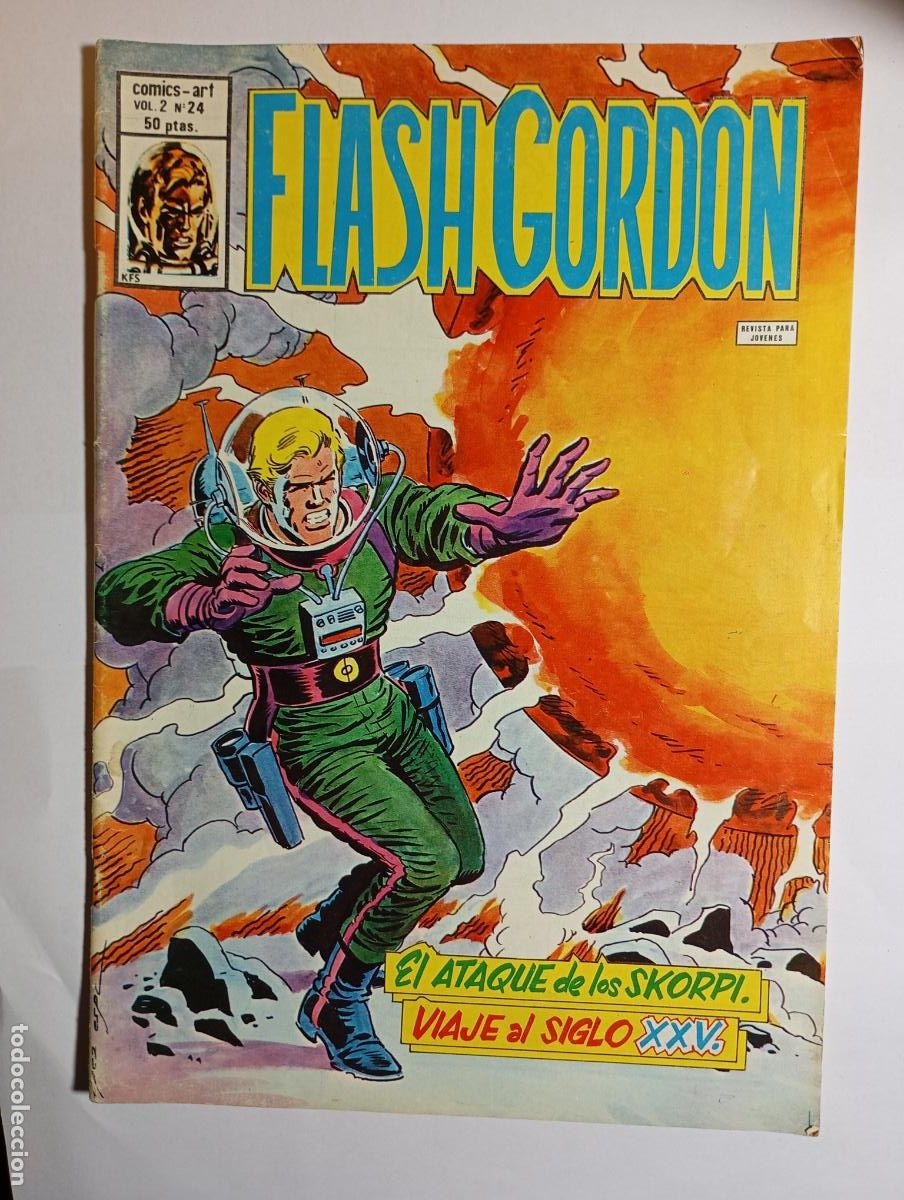 C&oacute;mics: FLASH GORDON N&ordm; 24. VOL. 2. EL ATAQUE DE LOS SKORPI. V&Eacute;RTICE. TDKR2 - Foto 1