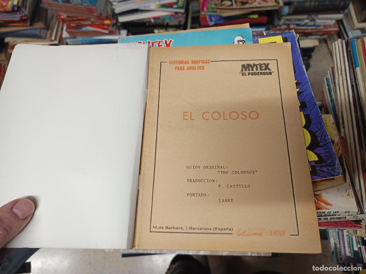 C&oacute;mics: MYTEK EL PODEROSO . EL COLOSO. N&ordm; 1 . EDICIONES V&Eacute;RTICE . PORTADA LARRY . 1965 - Foto 2