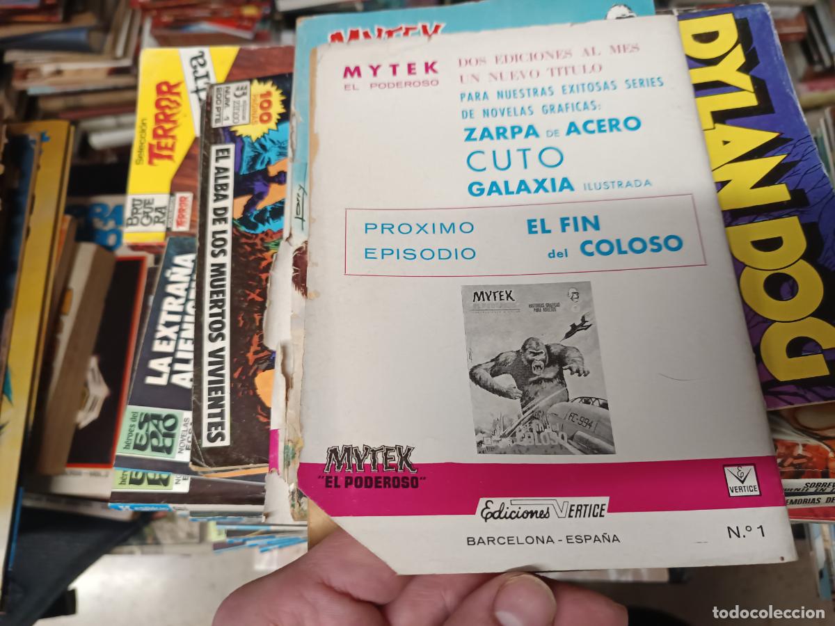C&oacute;mics: MYTEK EL PODEROSO . EL COLOSO. N&ordm; 1 . EDICIONES V&Eacute;RTICE . PORTADA LARRY . 1965 - Foto 6