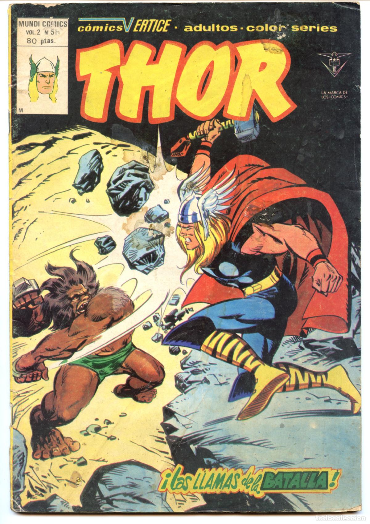 C&oacute;mics: THOR vol.2 n.51 (Vertice, 1974) - Foto 1