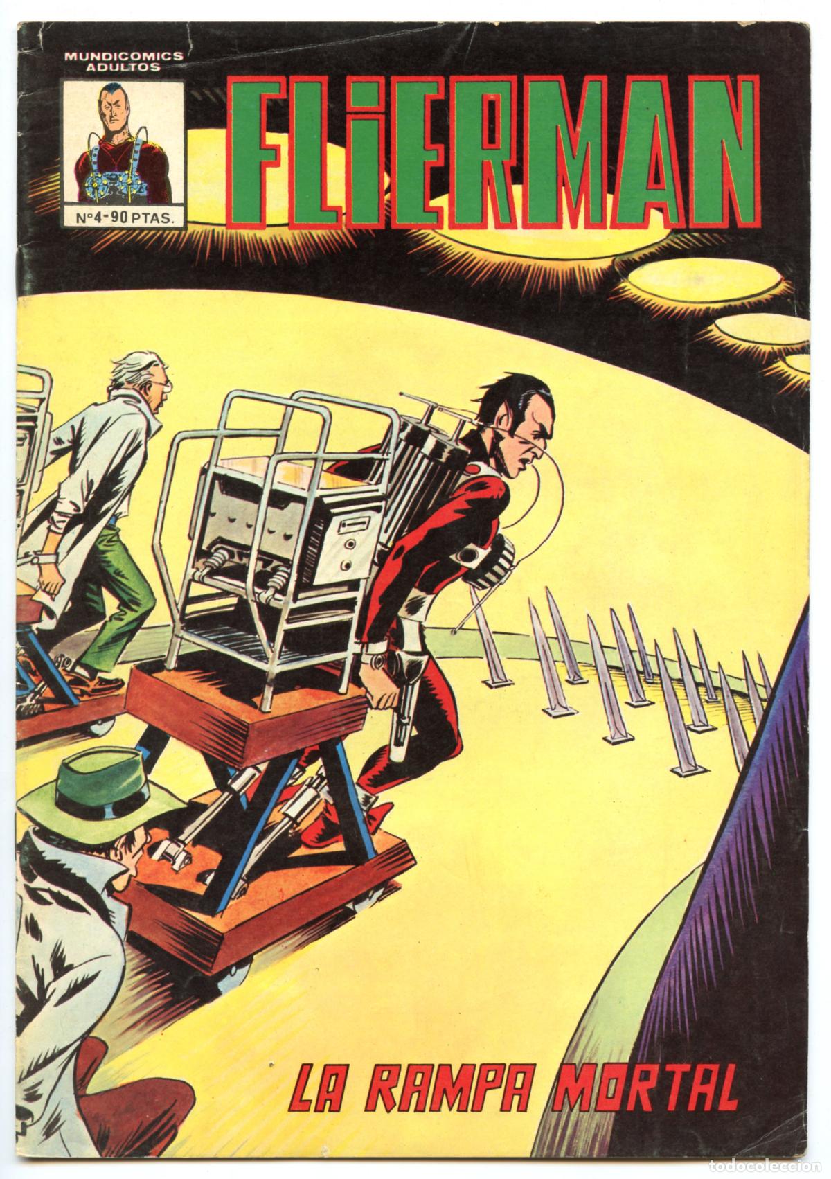 C&oacute;mics: FLIERMAN n.4 - LA RAMPA MORTAL (Vertice, 1981) - Foto 1
