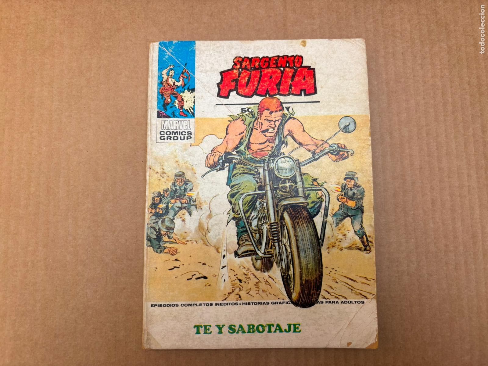 C&oacute;mics: SARGENTO FURIA N&ordm; 24 EDICIONES VERTICE VOLUMEN I - Foto 1