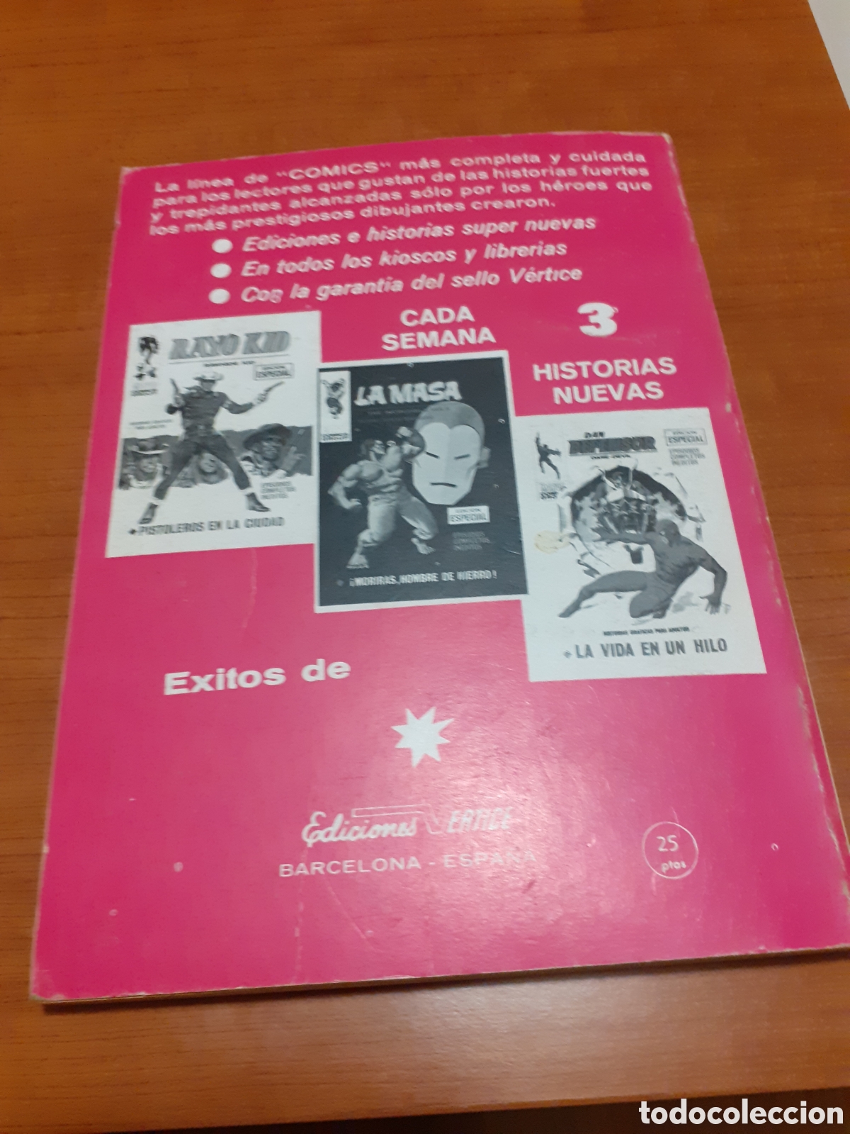 C&oacute;mics: EDICIONES VERTICE TACO CORONEL FURIA N 14 EL ESCONDITE - Foto 3