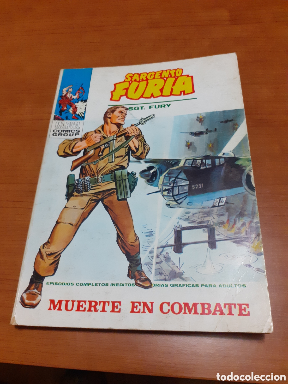 C&oacute;mics: EDICIONES VERTICE TACO SARGENTO FURIA N 13 MUERTE EN COMBATE - Foto 1
