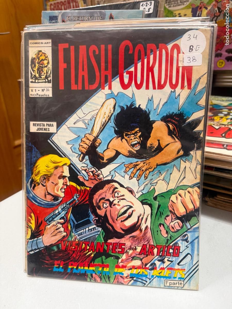C&oacute;mics: FLASH GORDON VOLUMEN 1 EDITORIAL VERTICE NUMERO 34 - Foto 1