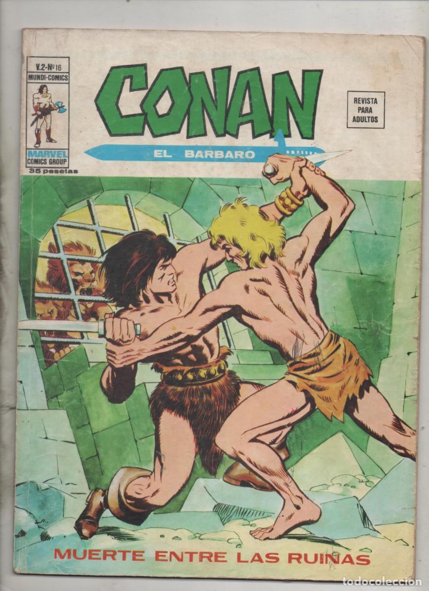 C&oacute;mics: CONAN EL BARBARO V.2 N&ordm; 16 . VERTICE. B8 - Foto 1