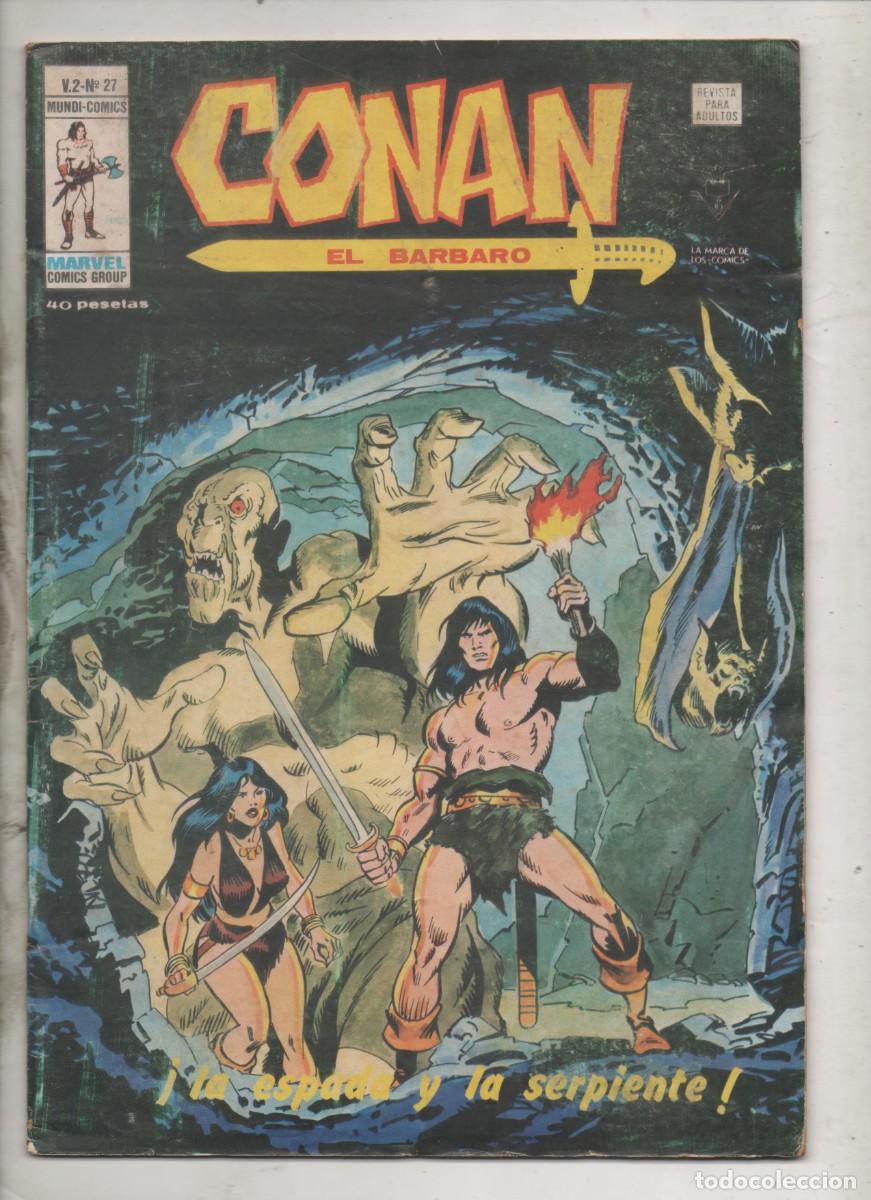 C&oacute;mics: CONAN EL BARBARO V.2 N&ordm; 27 . VERTICE. B8 - Foto 1