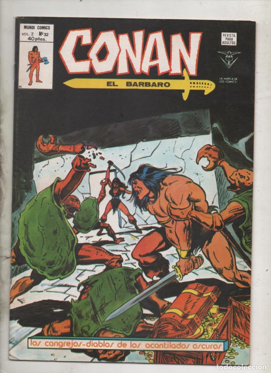 C&oacute;mics: CONAN EL BARBARO V.2 N&ordm; 32 . VERTICE. B8 - Foto 1