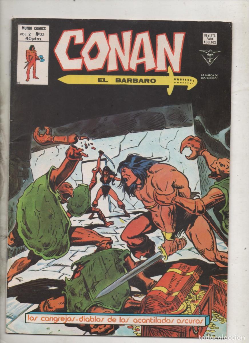 C&oacute;mics: CONAN EL BARBARO V.2 N&ordm; 32 . VERTICE. B8 - Foto 1