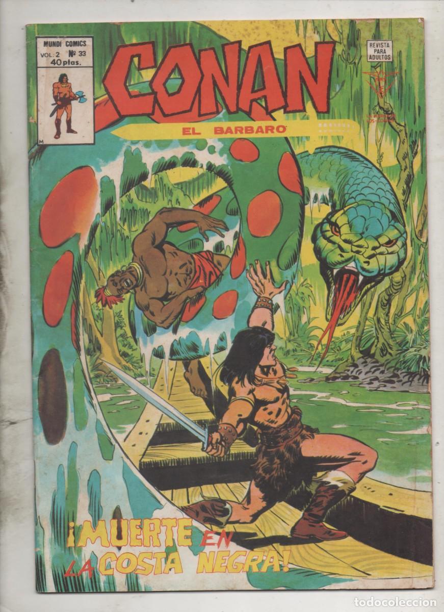C&oacute;mics: CONAN EL BARBARO V.2 N&ordm; 33 . VERTICE. B8 - Foto 1