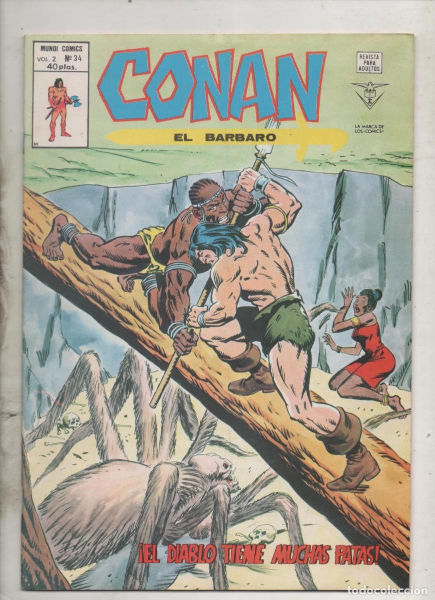C&oacute;mics: CONAN EL BARBARO V.2 N&ordm; 34 . VERTICE. B8 - Foto 1