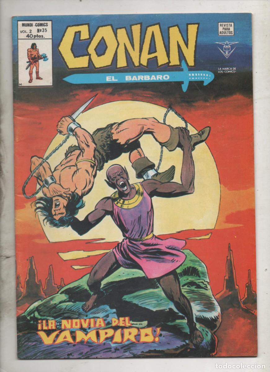 C&oacute;mics: CONAN EL BARBARO V.2 N&ordm; 35 . VERTICE. B8 - Foto 1