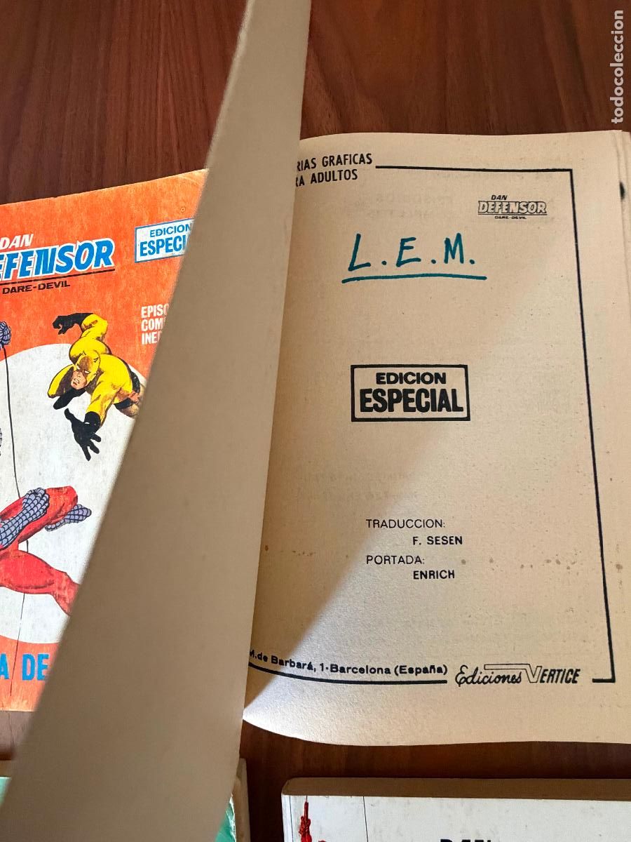 C&oacute;mics: DAN DEFENSOR ( DAREDEVIL ) , COLECCI&Oacute;N COMPLETA CON SUS 48 N&Uacute;MEROS , 128 P&Aacute;GINAS , EDITORAL V&Eacute;RTICE - Foto 3
