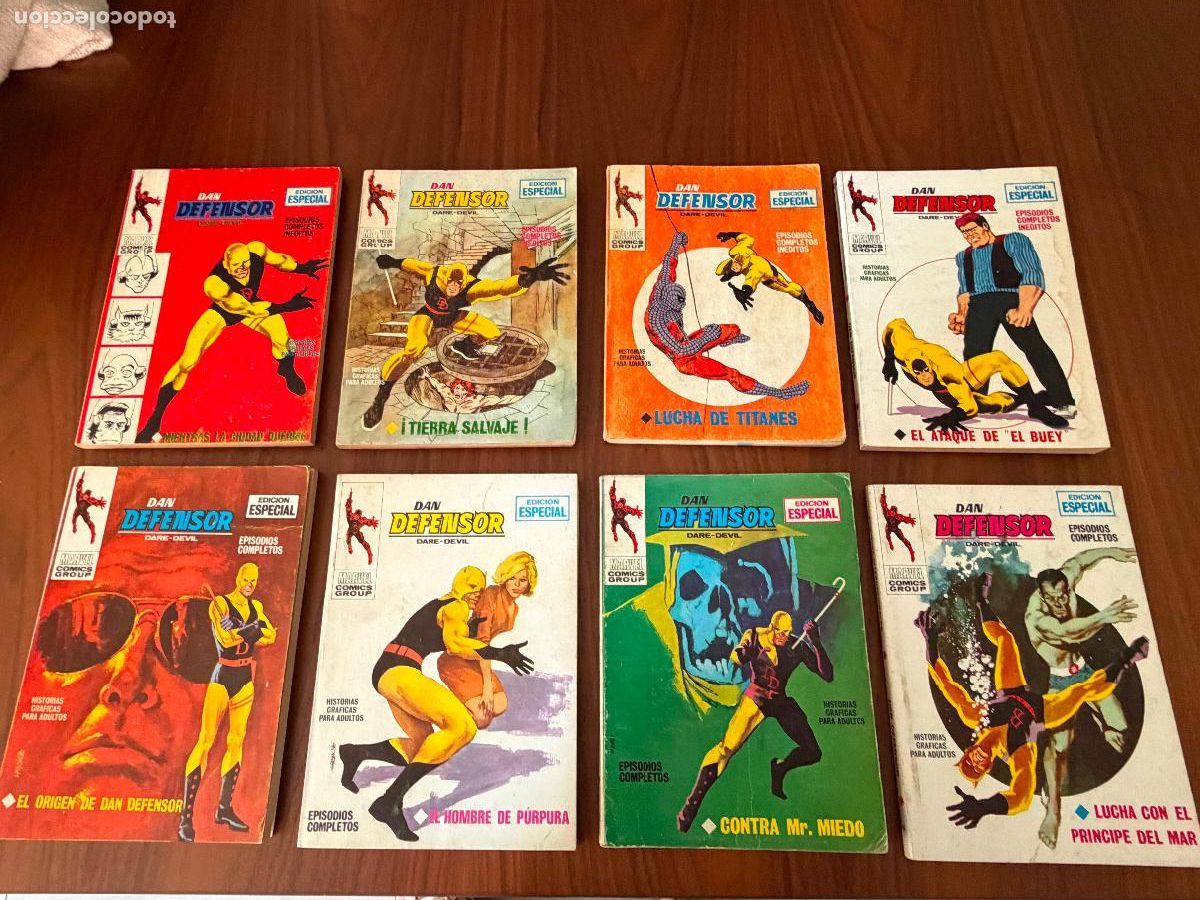 C&oacute;mics: DAN DEFENSOR ( DAREDEVIL ) , COLECCI&Oacute;N COMPLETA CON SUS 48 N&Uacute;MEROS , 128 P&Aacute;GINAS , EDITORAL V&Eacute;RTICE - Foto 1