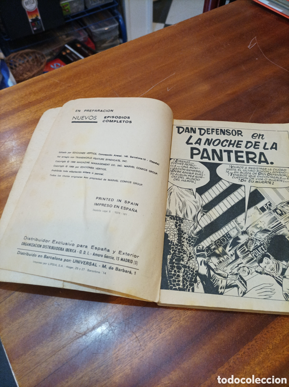 C&oacute;mics: LA NOCHE DE LA PANTERA.DAN DEFENSOR.EDICION ESPECIAL .MARVEL COMIC - Foto 2