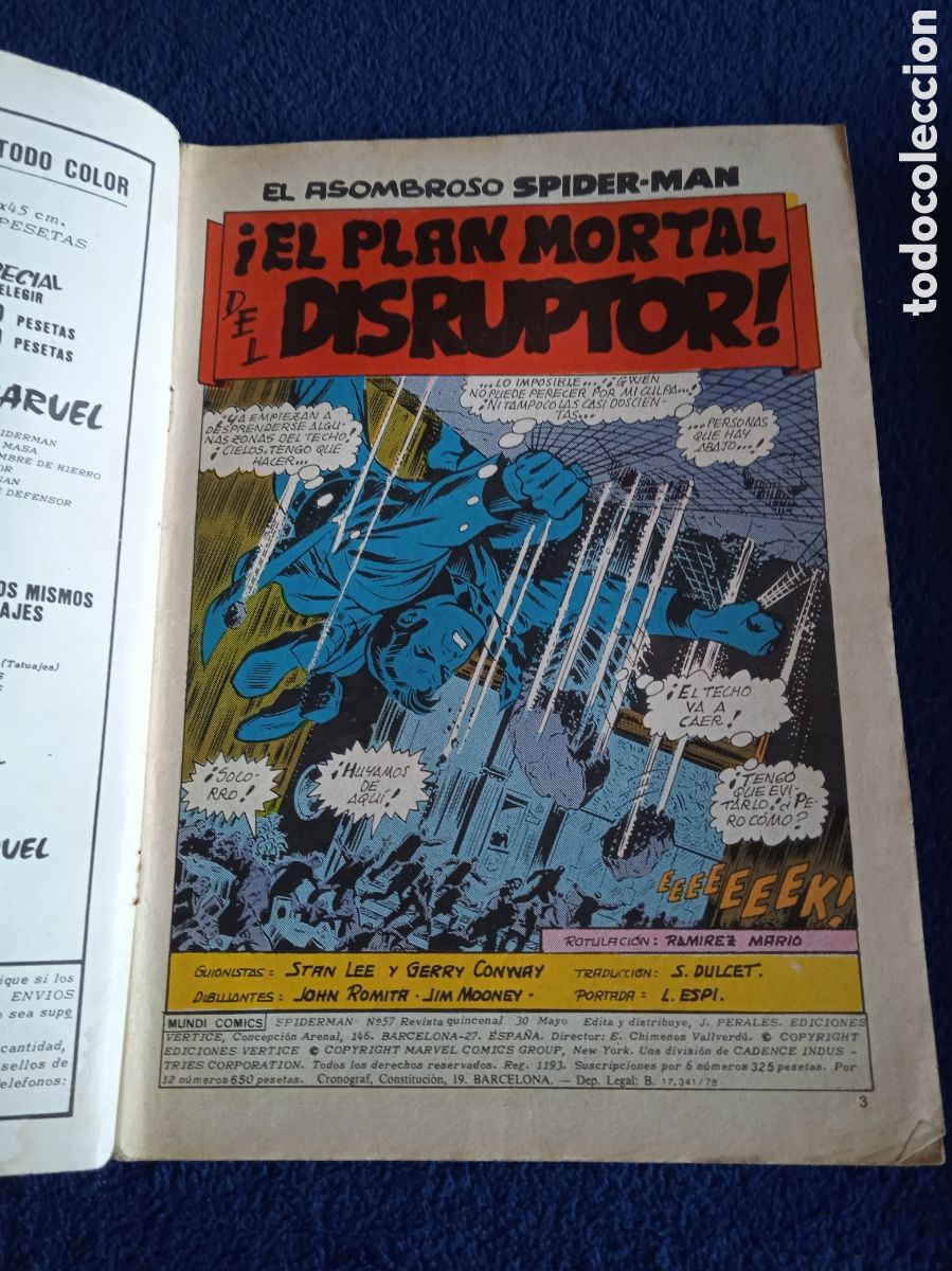 C&oacute;mics: SPIDERMAN VOL 1 N&ordm; 58 ( VERTICE A COLOR ) - Foto 2
