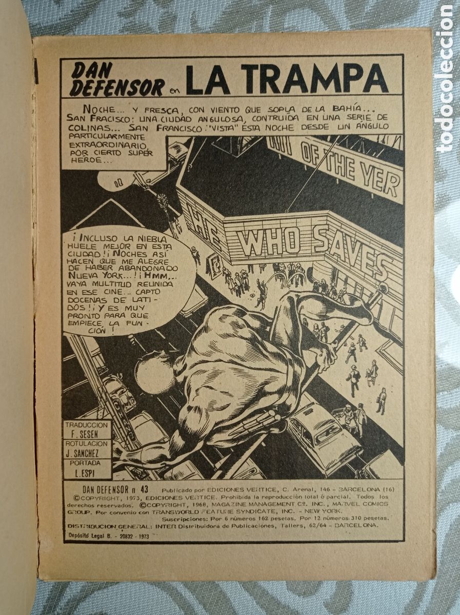 C&oacute;mics: DAN DEFENSOR. LA TRAMPA. VOL. I. N&ordm; 43. - Foto 2