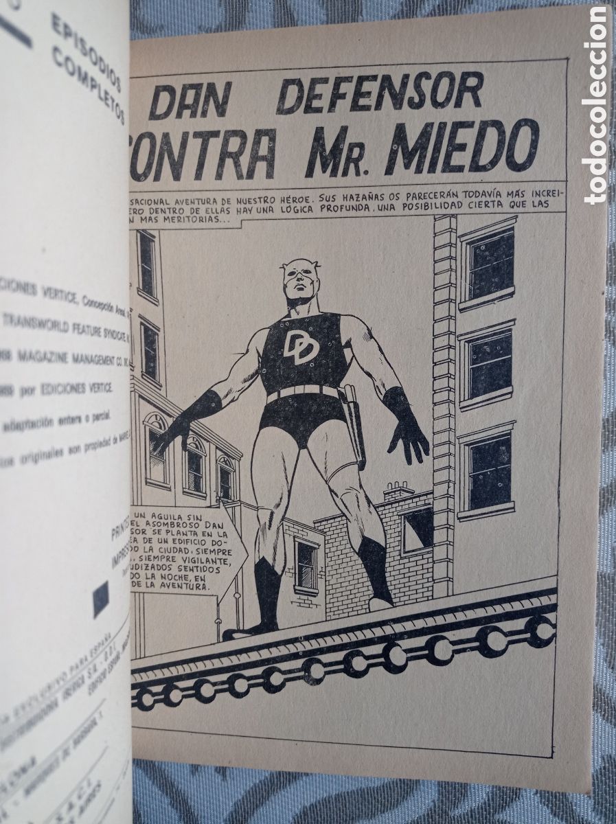 C&oacute;mics: DAN DEFENSOR. CONTRA MR. MIEDO. VOL. I. N&ordm; 3. - Foto 2