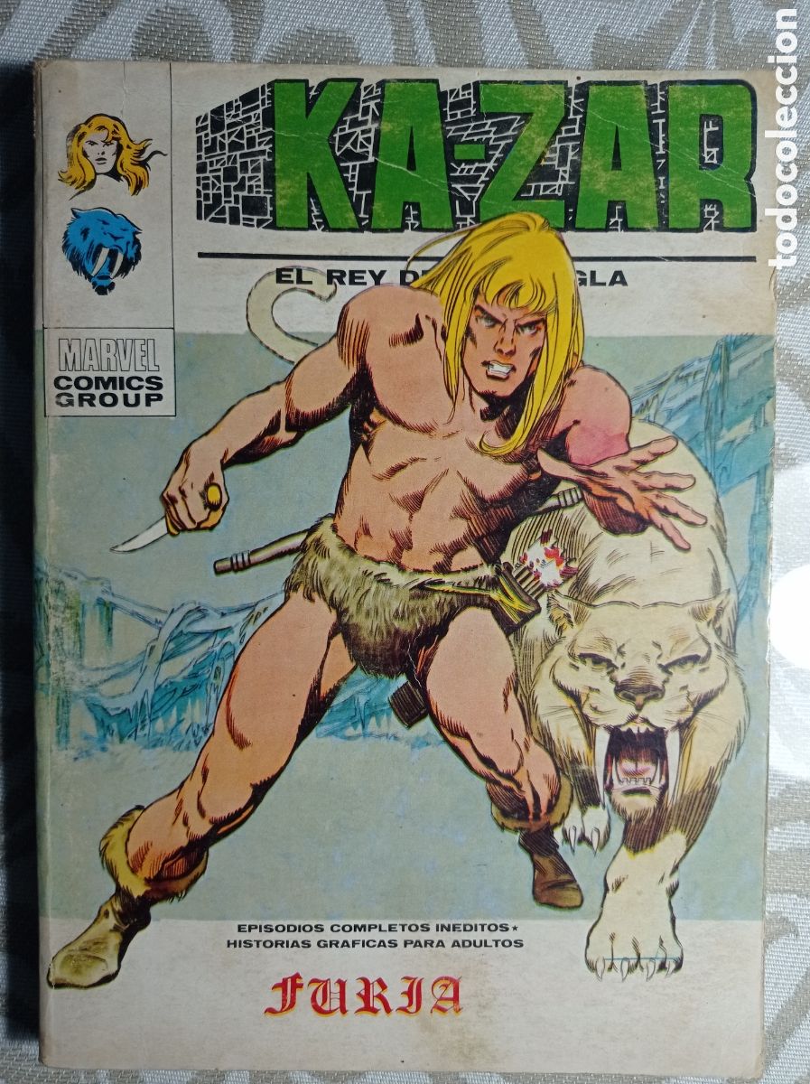 C&oacute;mics: KA-ZAR. FURIA. VOL. 1. N&Uacute;MERO 1. - Foto 1