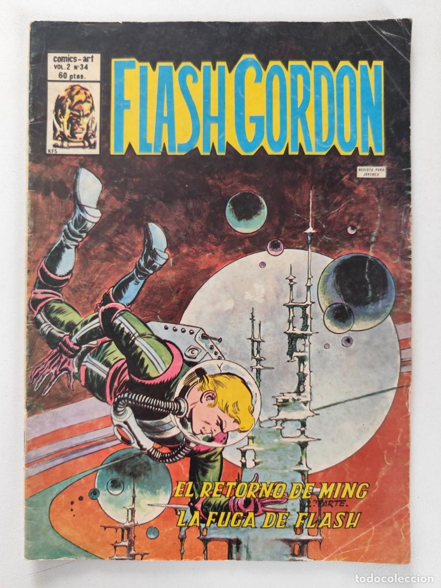 C&oacute;mics: FLASH GORDON Vol.2 #34 (Dan Barry, Don Moore) ~ V&Eacute;RTICE (1981) - Foto 1