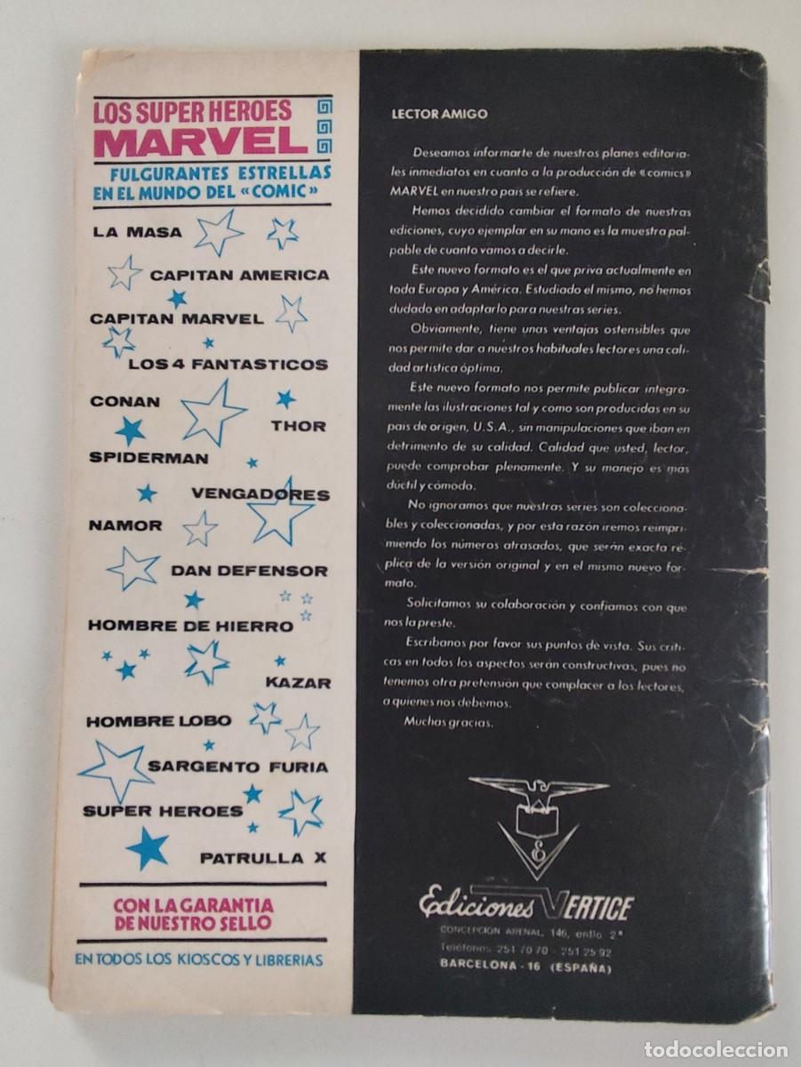 C&oacute;mics: DAN DEFENSOR VOL.2 N&ordm; 3 (Chris Claremont, Bob Brown) ~ MARVEL/V&Eacute;RTICE (1976) - Foto 7