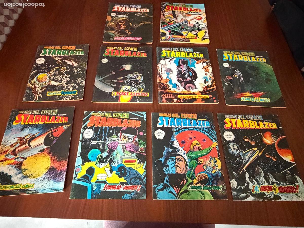 C&oacute;mics: ODISEAS DEL ESPACIO PRESENTA STARBLAZER , COMPLETA 10 NUMEROS , EDITORIAL V&Eacute;RTICE - Foto 1