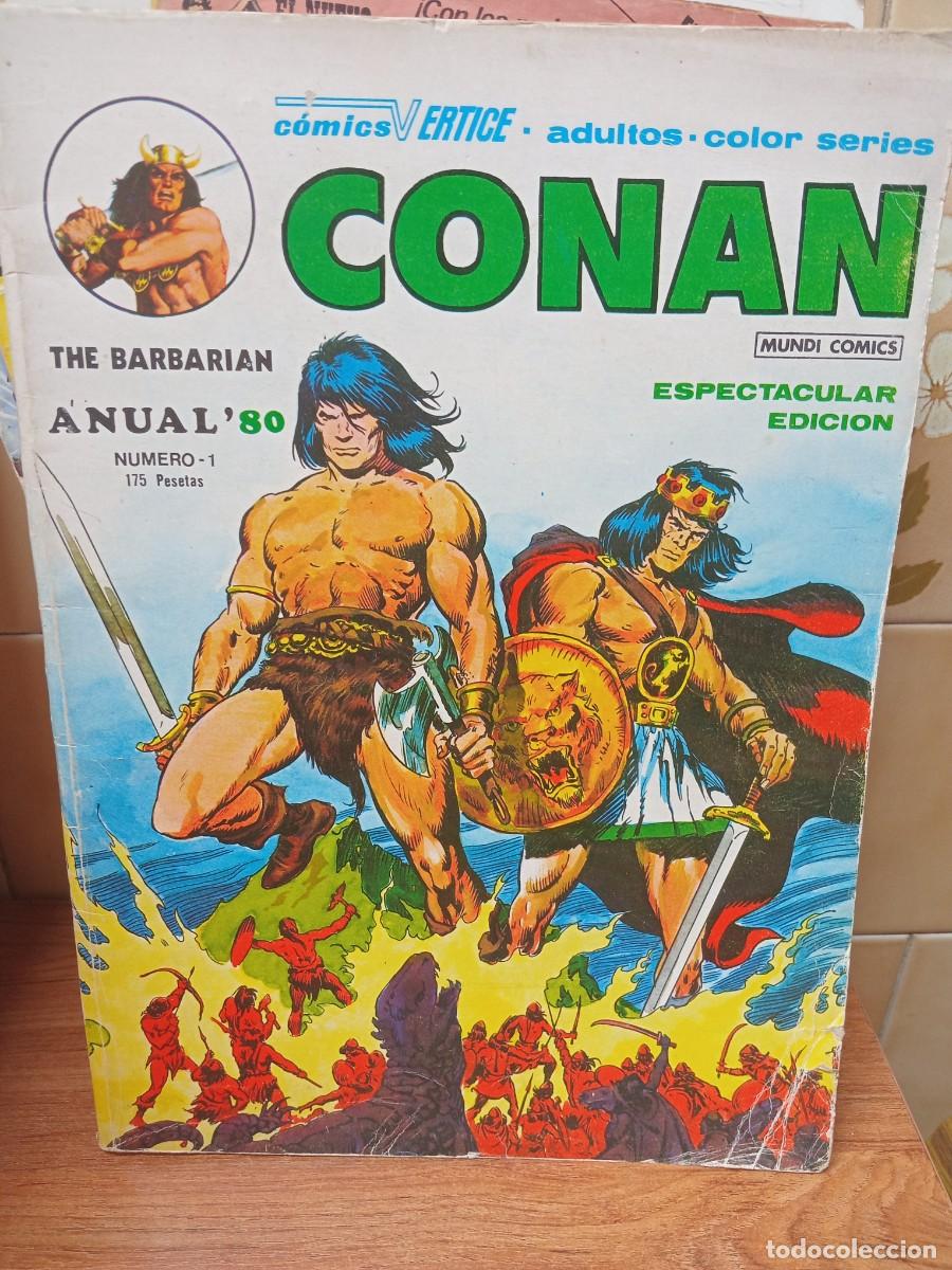 C&oacute;mics: CONAN - ANUAL 80 - VERTICE - Foto 1