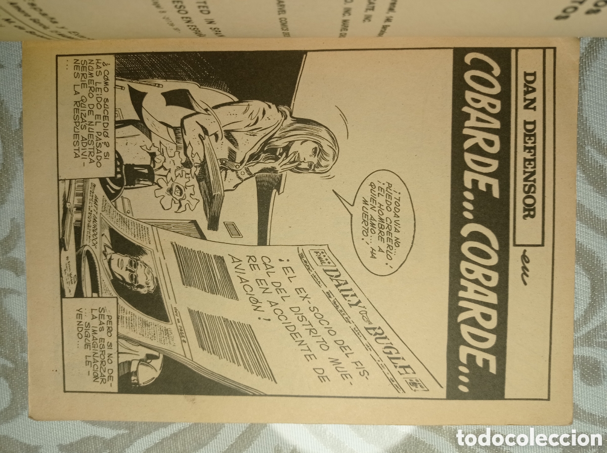 C&oacute;mics: DAN DEFENSOR. &iexcl;COBARDE...COBARDE!. VOL. 1. N&ordm; 22 - Foto 3