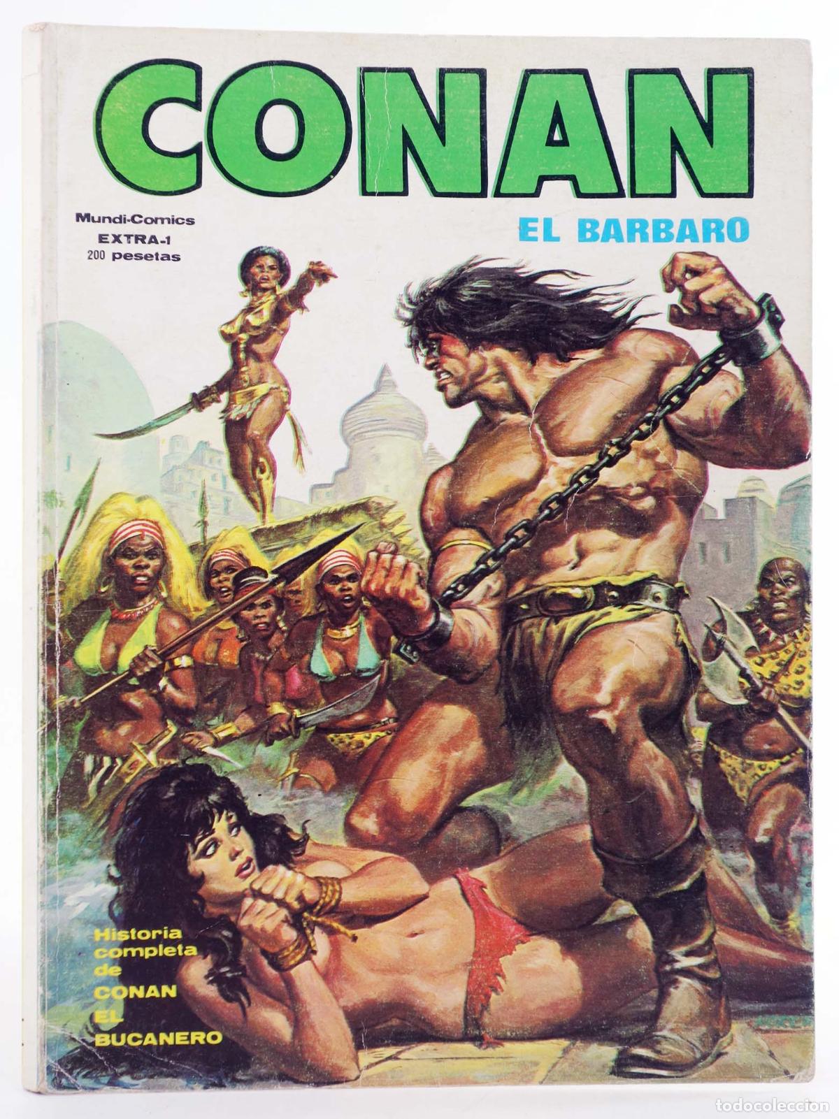 Comics : RELATOS SALVAJES: CONAN EL BARBARO EXTRA 1 (Roy Thomas/John Buscema) V&eacute;rtice, 1980