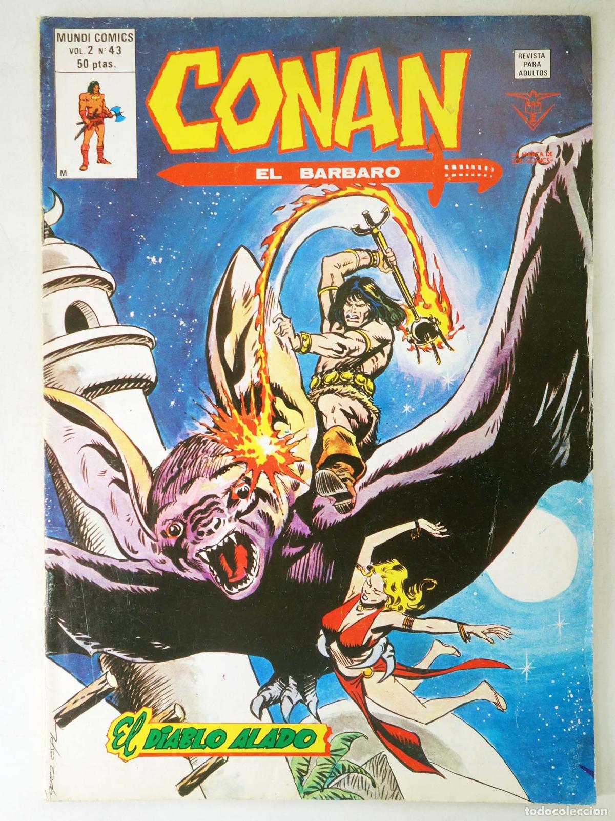 C&oacute;mics: CONAN, EL BARBARO VOL. 2 43. V&eacute;rtice, 1974 - Foto 1
