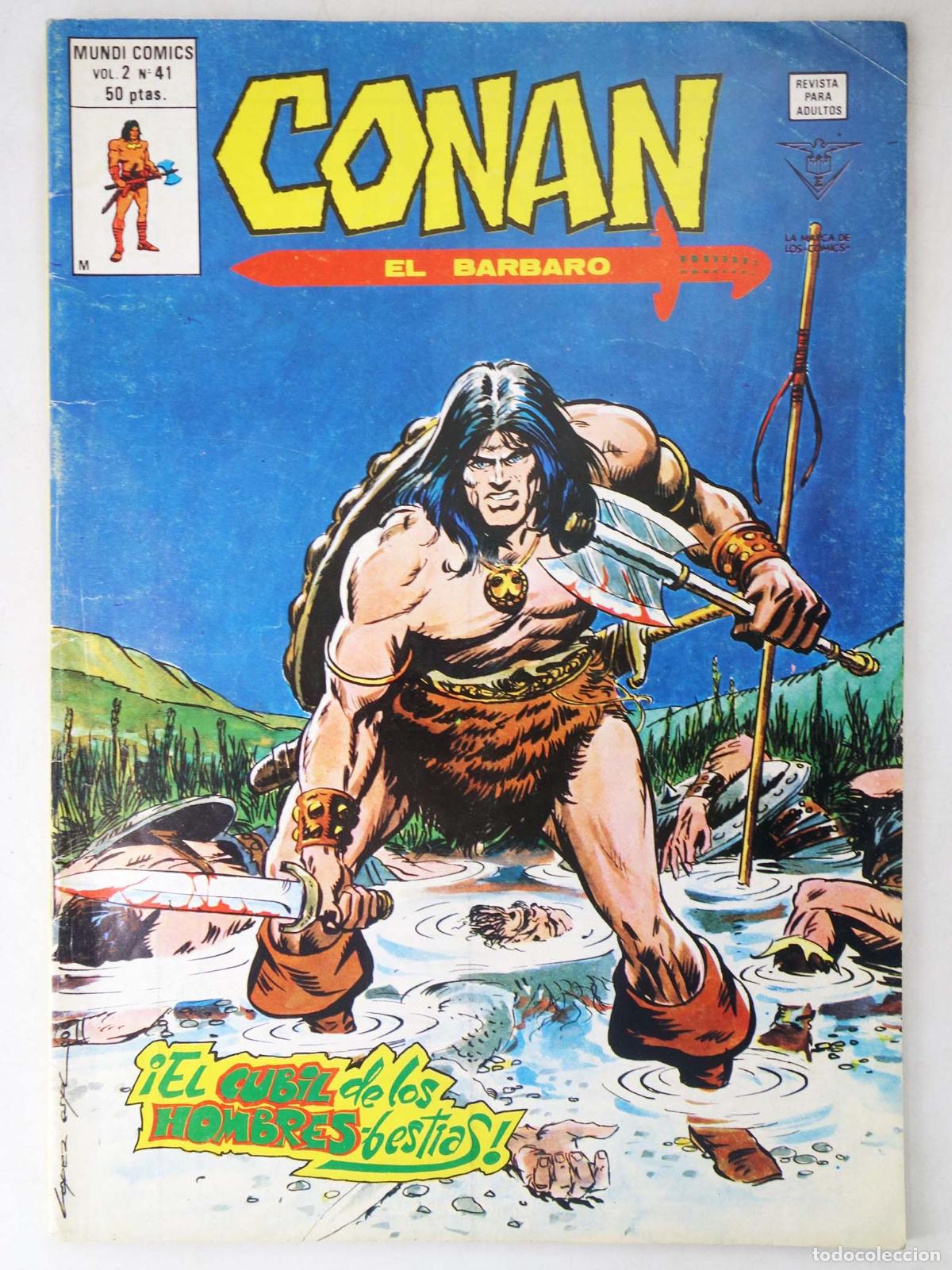 C&oacute;mics: CONAN, EL BARBARO VOL. 2 41. V&eacute;rtice, 1974 - Foto 1