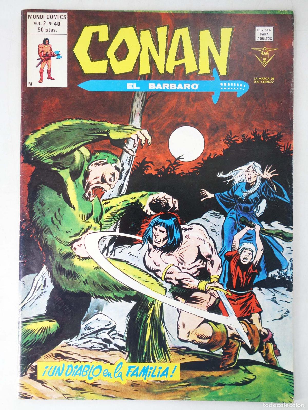 C&oacute;mics: CONAN, EL BARBARO VOL. 2 40. V&eacute;rtice, 1974 - Foto 1