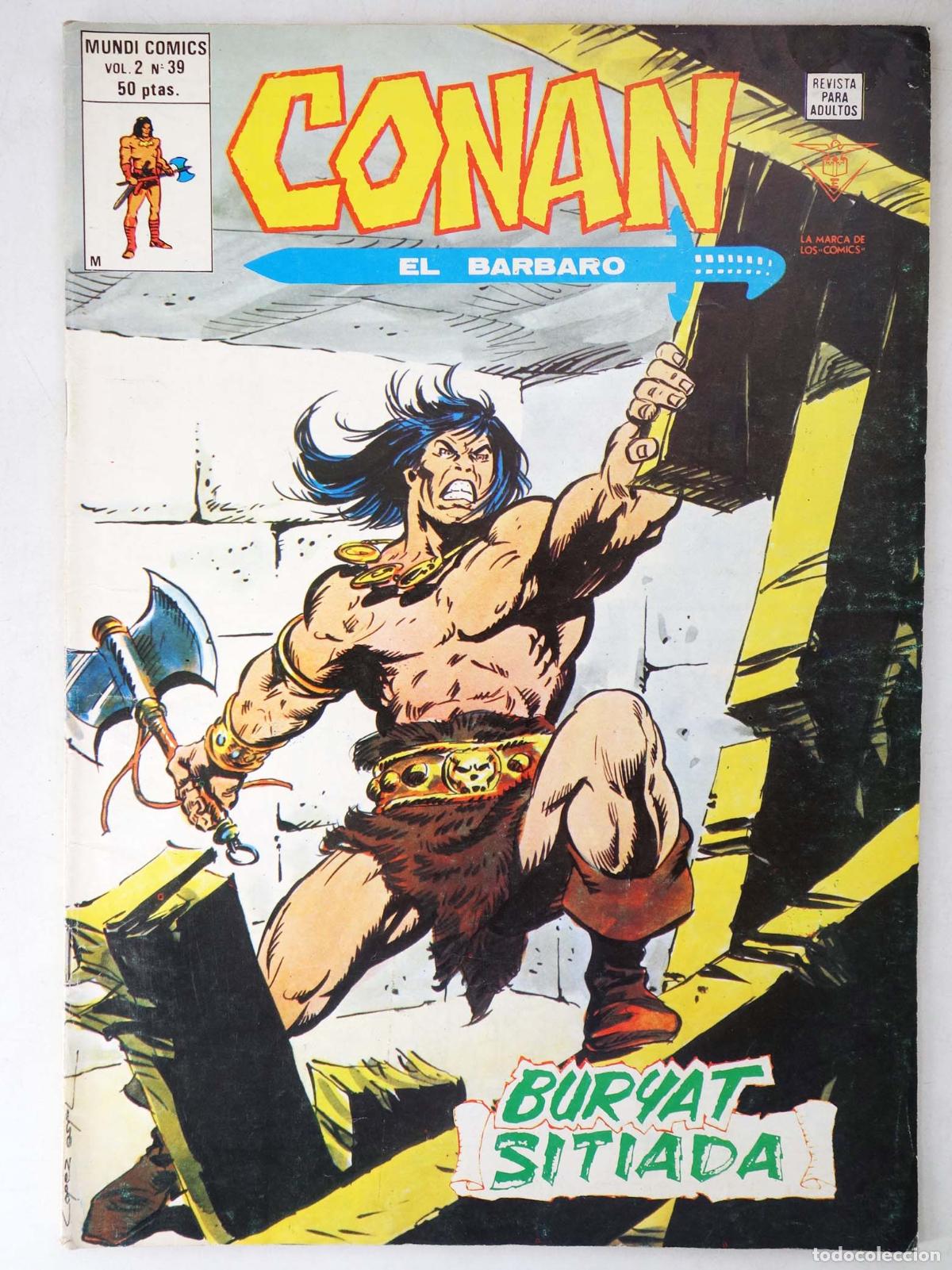 C&oacute;mics: CONAN, EL BARBARO VOL. 2 39. V&eacute;rtice, 1974 - Foto 1