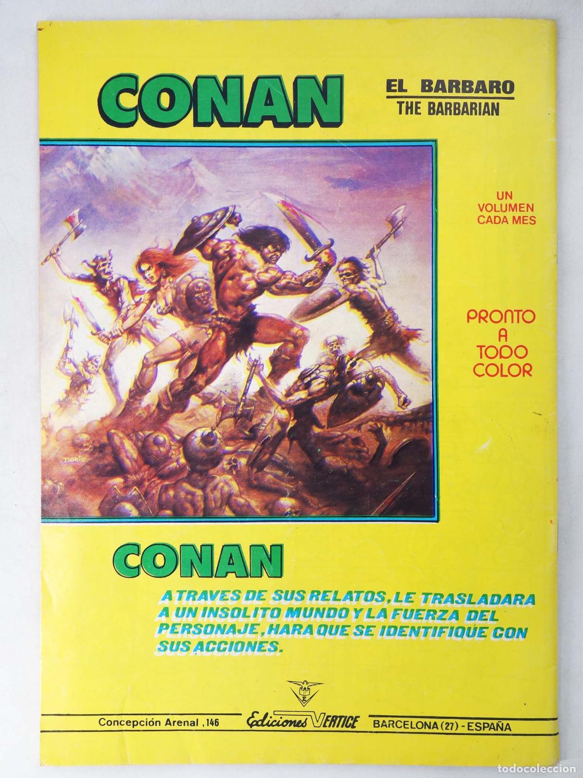 C&oacute;mics: CONAN, EL BARBARO VOL. 2 38. V&eacute;rtice, 1974 - Foto 2