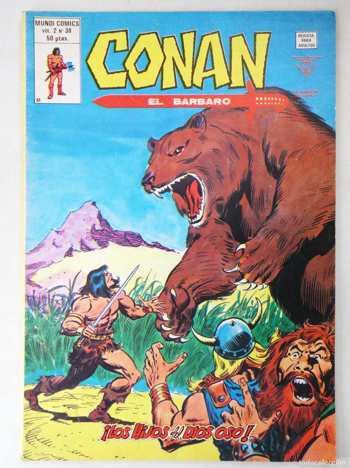 C&oacute;mics: CONAN, EL BARBARO VOL. 2 38. V&eacute;rtice, 1974 - Foto 1