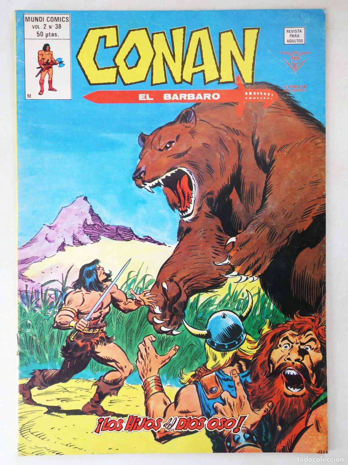 C&oacute;mics: CONAN, EL BARBARO VOL. 2 38. V&eacute;rtice, 1974 - Foto 1