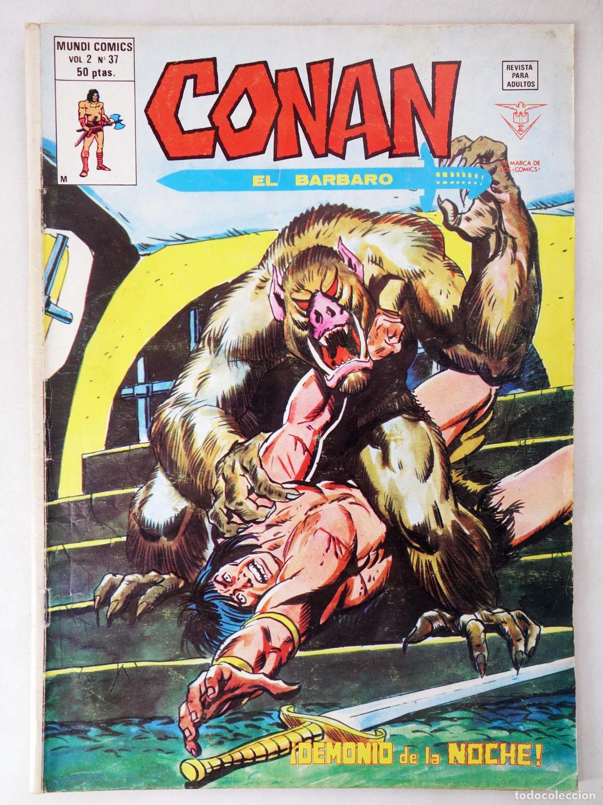 C&oacute;mics: CONAN, EL BARBARO VOL. 2 37. V&eacute;rtice, 1974 - Foto 1