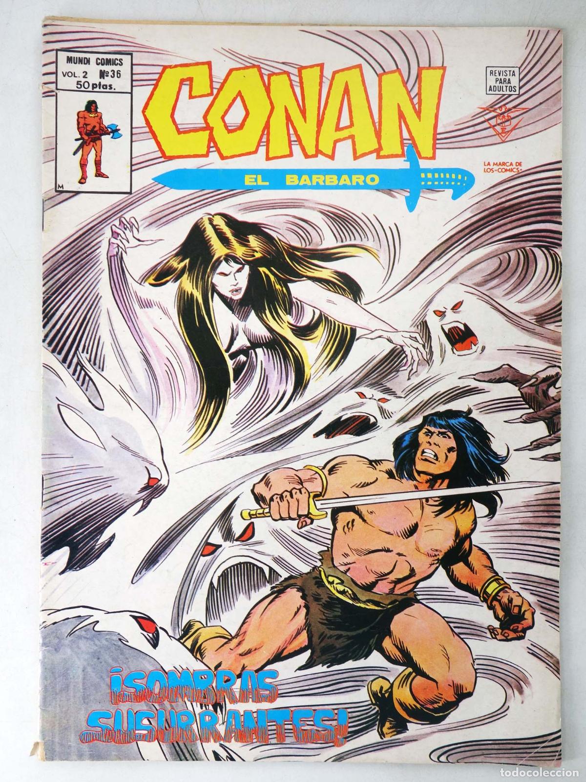 C&oacute;mics: CONAN, EL BARBARO VOL. 2 36. V&eacute;rtice, 1974 - Foto 1