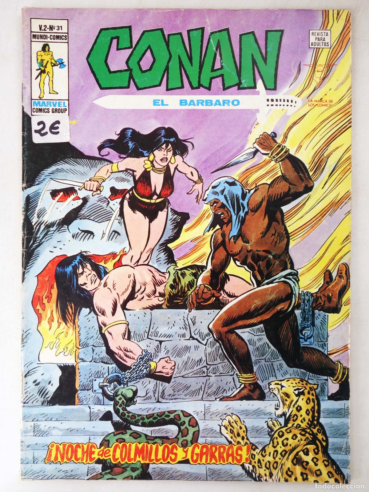C&oacute;mics: CONAN, EL BARBARO VOL. 2 31. V&eacute;rtice, 1974 - Foto 1