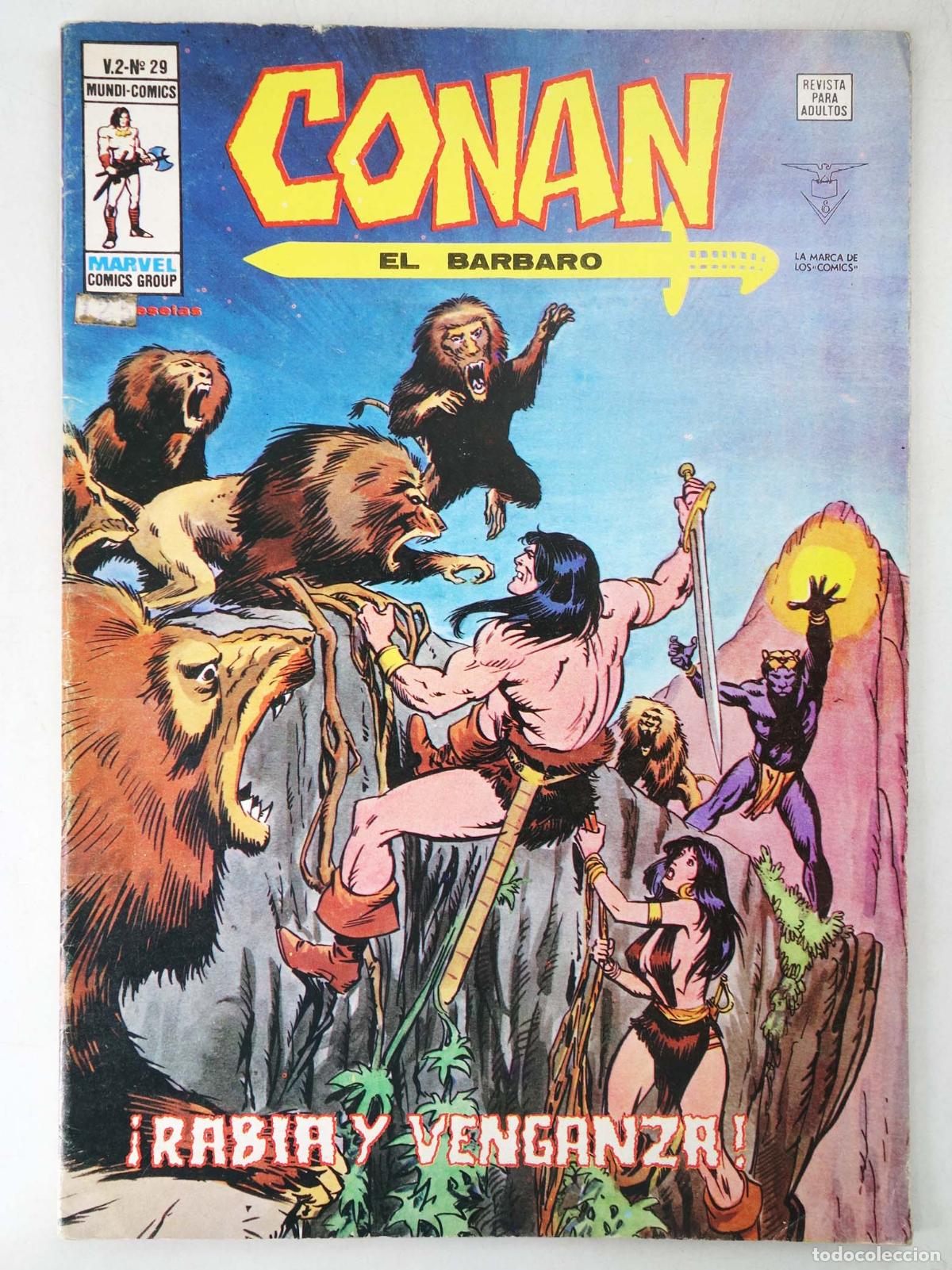 C&oacute;mics: CONAN, EL BARBARO VOL. 2 29. V&eacute;rtice, 1974 - Foto 1