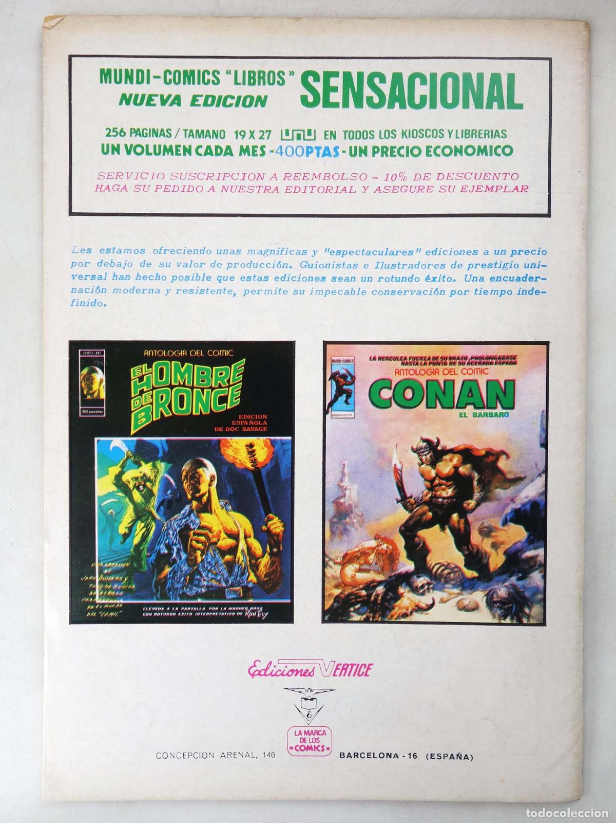 C&oacute;mics: CONAN, EL BARBARO VOL. 2 26. V&eacute;rtice, 1974 - Foto 2