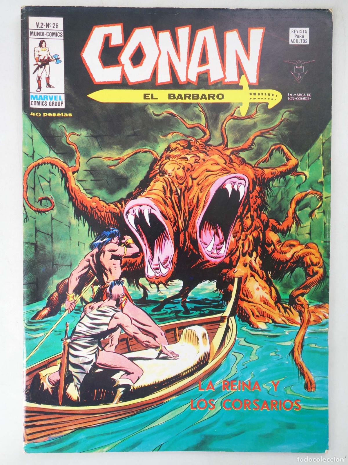 C&oacute;mics: CONAN, EL BARBARO VOL. 2 26. V&eacute;rtice, 1974 - Foto 1