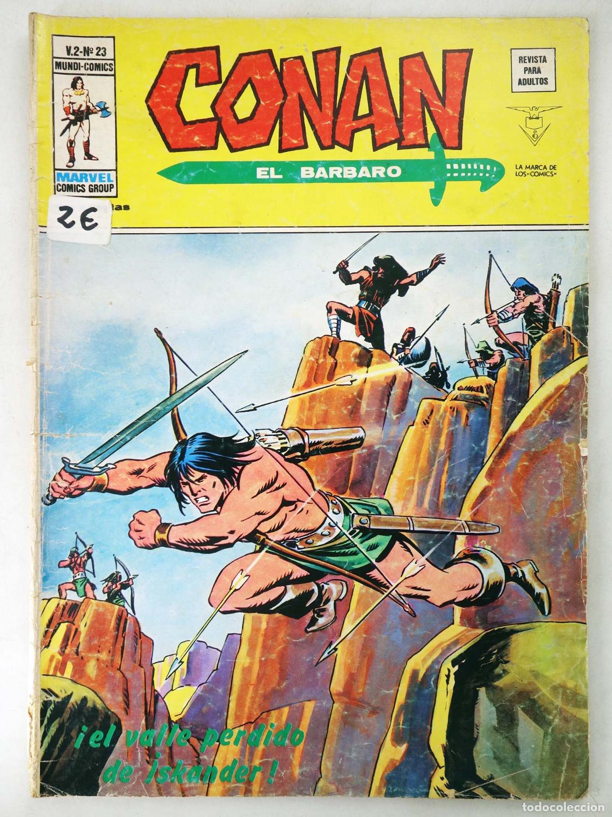 C&oacute;mics: CONAN, EL BARBARO VOL. 2 23. V&eacute;rtice, 1974 - Foto 1